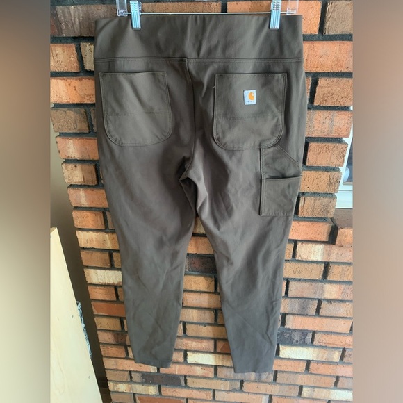 Carhartt Brown Chinos Relaxed Fit Cotton - Picture 2 of 3